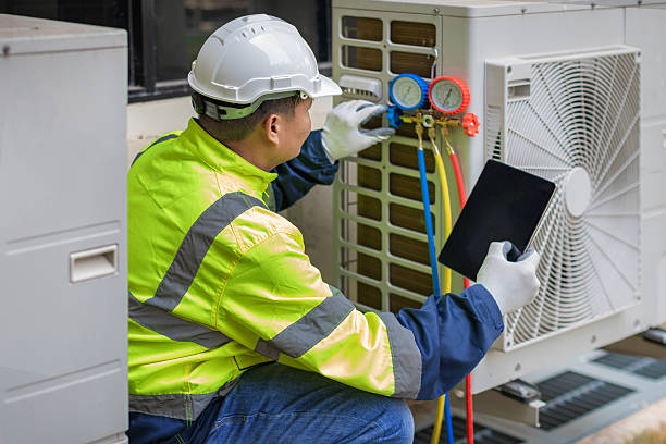 Professional Emergency Hvac Repair technician working in Monroe, WI